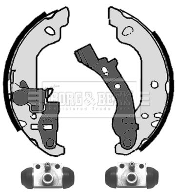 BORG & BECK Piduriklotside komplekt BBS1048K